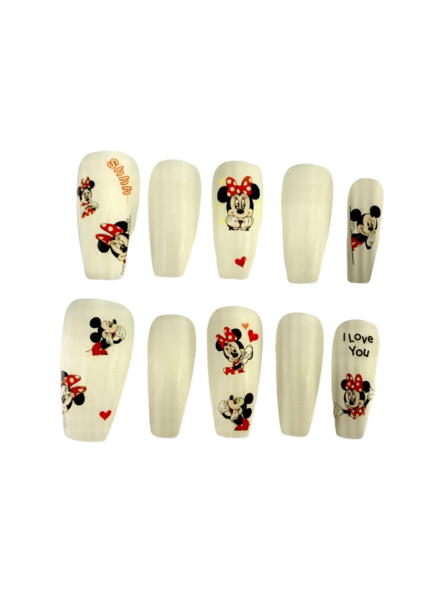 Mickey & Minnie Nails