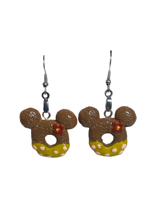 Mickey Donut Earrings