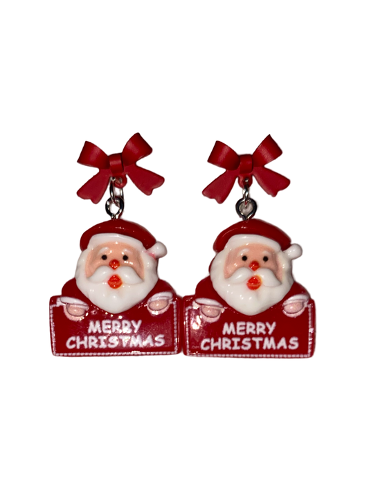 Santa Earrings