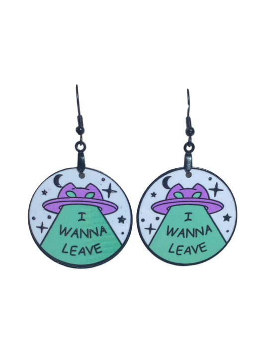 UFO Earrings