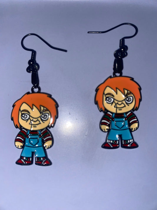 Chucky Earrings Black