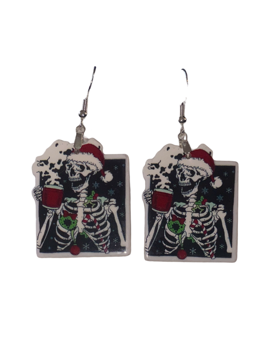 Skeleton Earrings