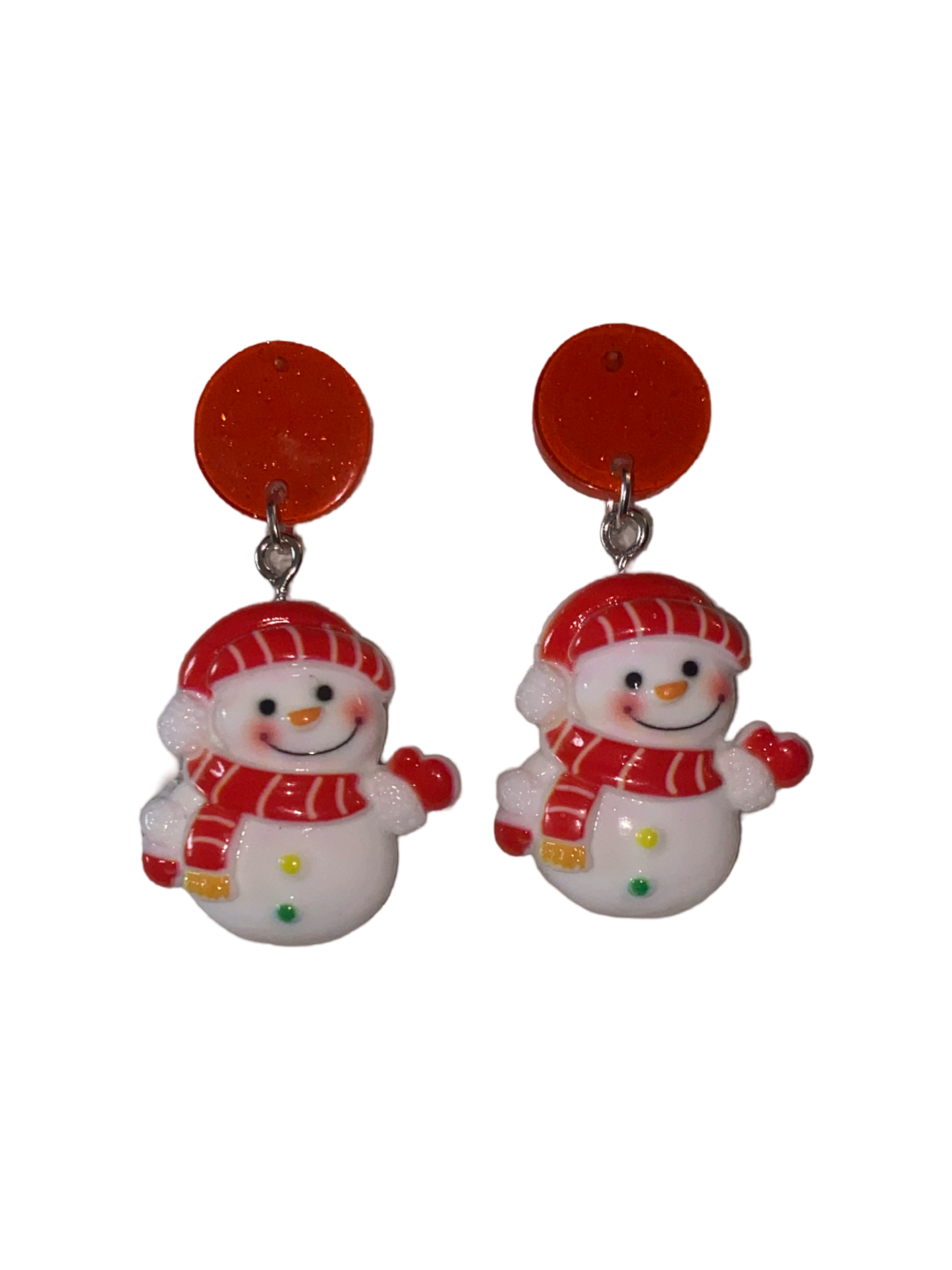 Snowman Earrings