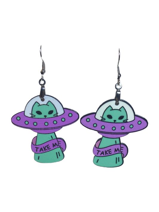 UFO Earrings