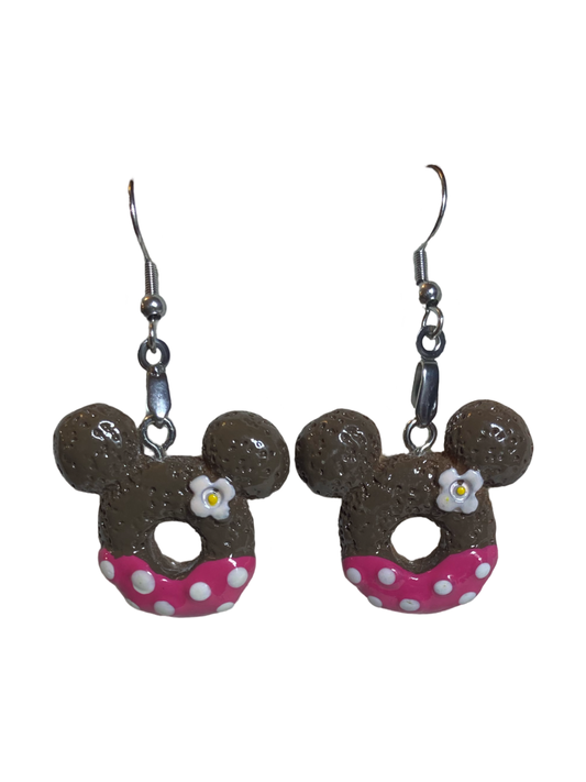 Mickey Donut Earrings