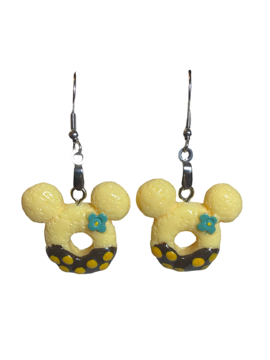 Mickey Donut Earrings