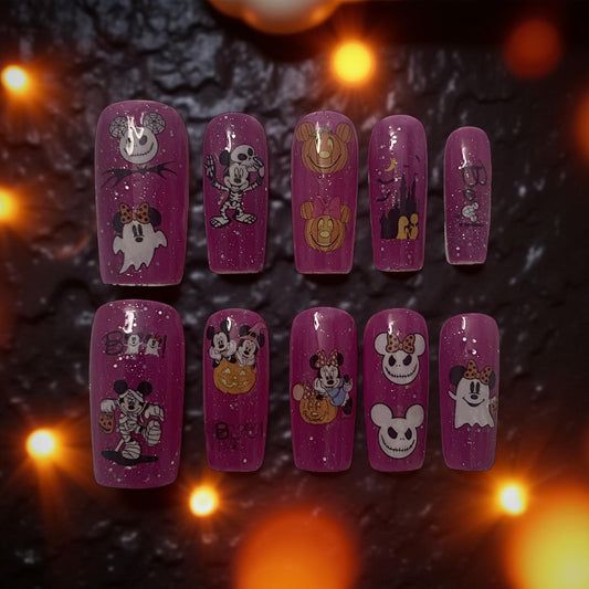 Disney Halloween Nails